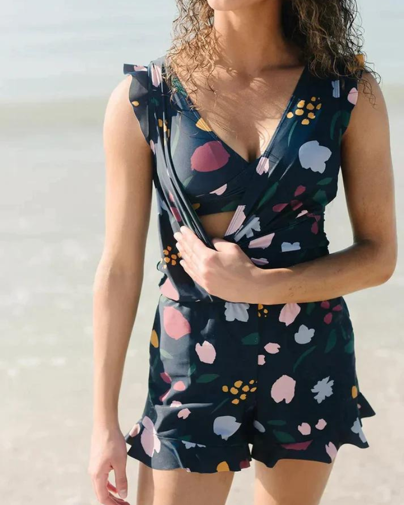 Maillot de bain une pièce femme à soutien-gorge intégré