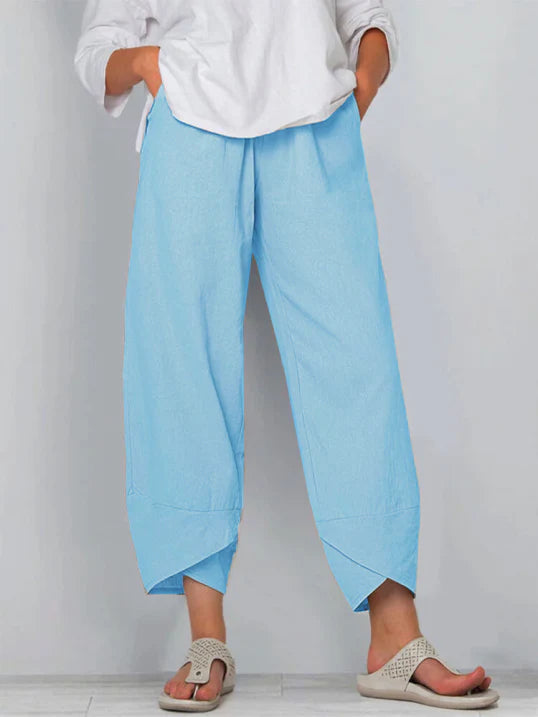 Nathalie – Pantalon légèrement raccourci femme