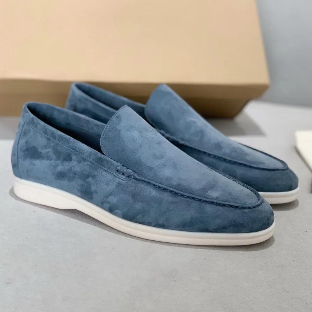 Sébastien – Mocassins en suède homme