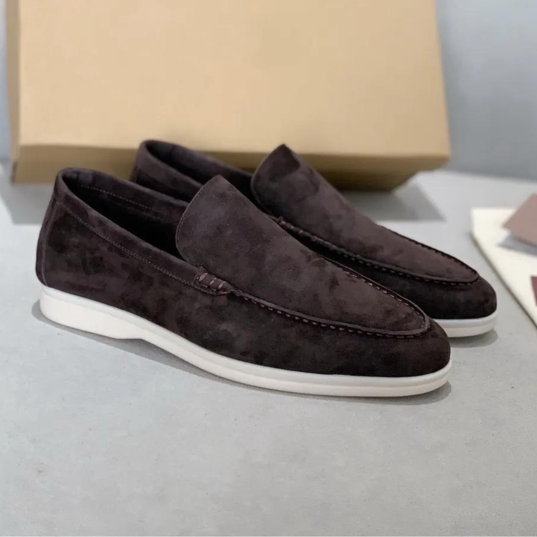 Sébastien – Mocassins en suède homme