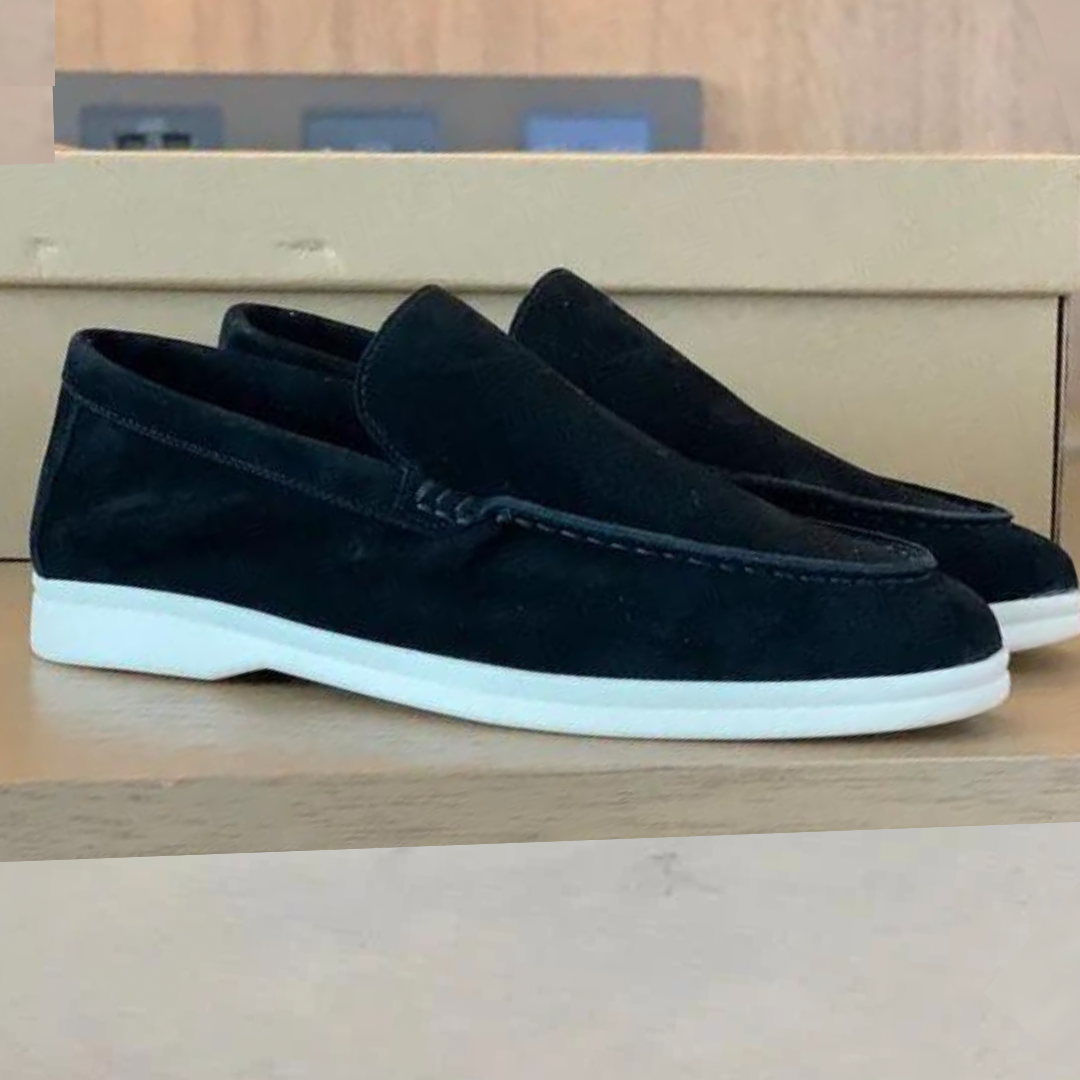 Sébastien – Mocassins en suède homme