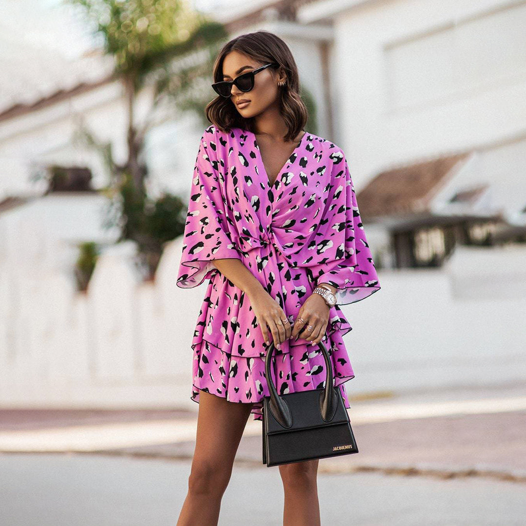 Mina – Robe courte bohème légère – style libre et confort assuré