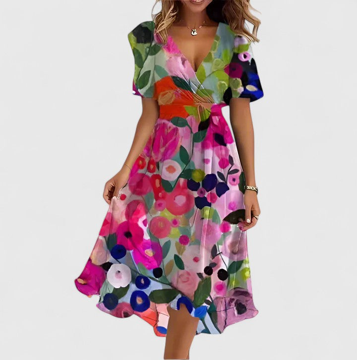 Maëlys – Robe midi d’été femme