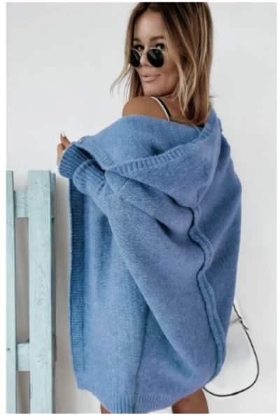 Soline – Gilet femme long à capuche