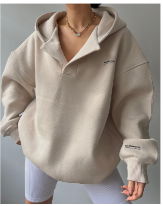 Élise – Sweat à capuche femme oversize