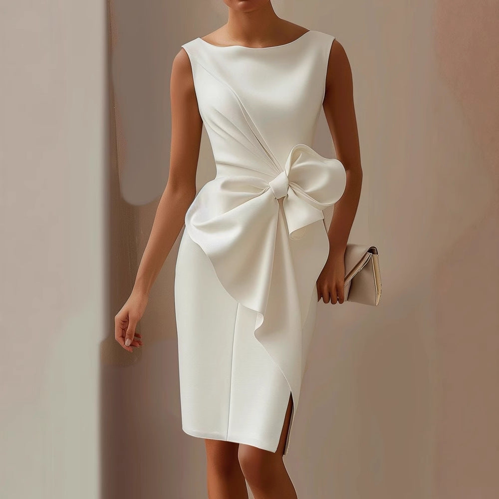 Roseline – Robe mini d'été élégante sans manches femme