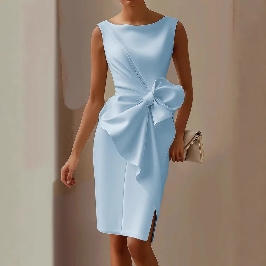Roseline – Robe mini d'été élégante sans manches femme