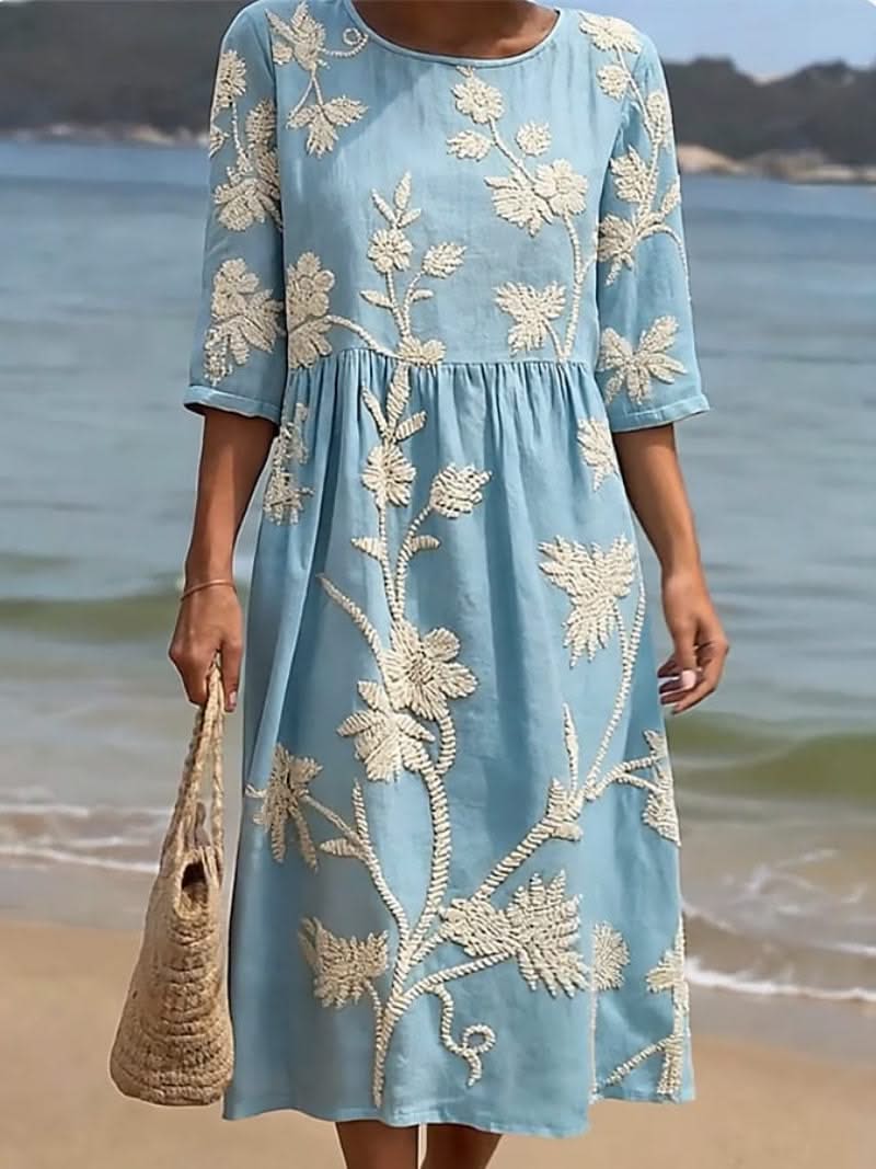 Margaux – Robe d'été vintage décontractée femme
