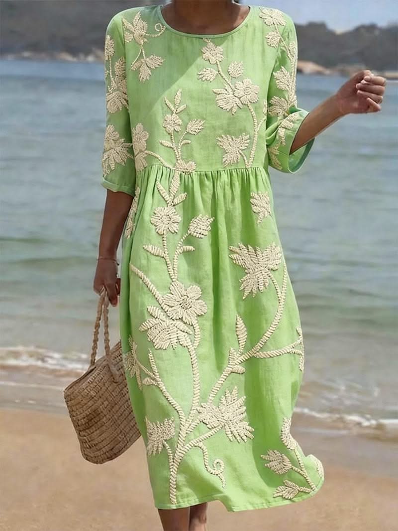 Margaux – Robe d'été vintage décontractée femme