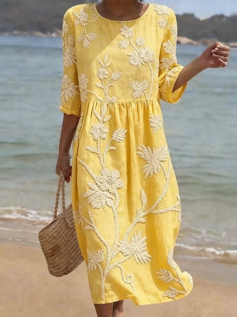 Margaux – Robe d'été vintage décontractée femme
