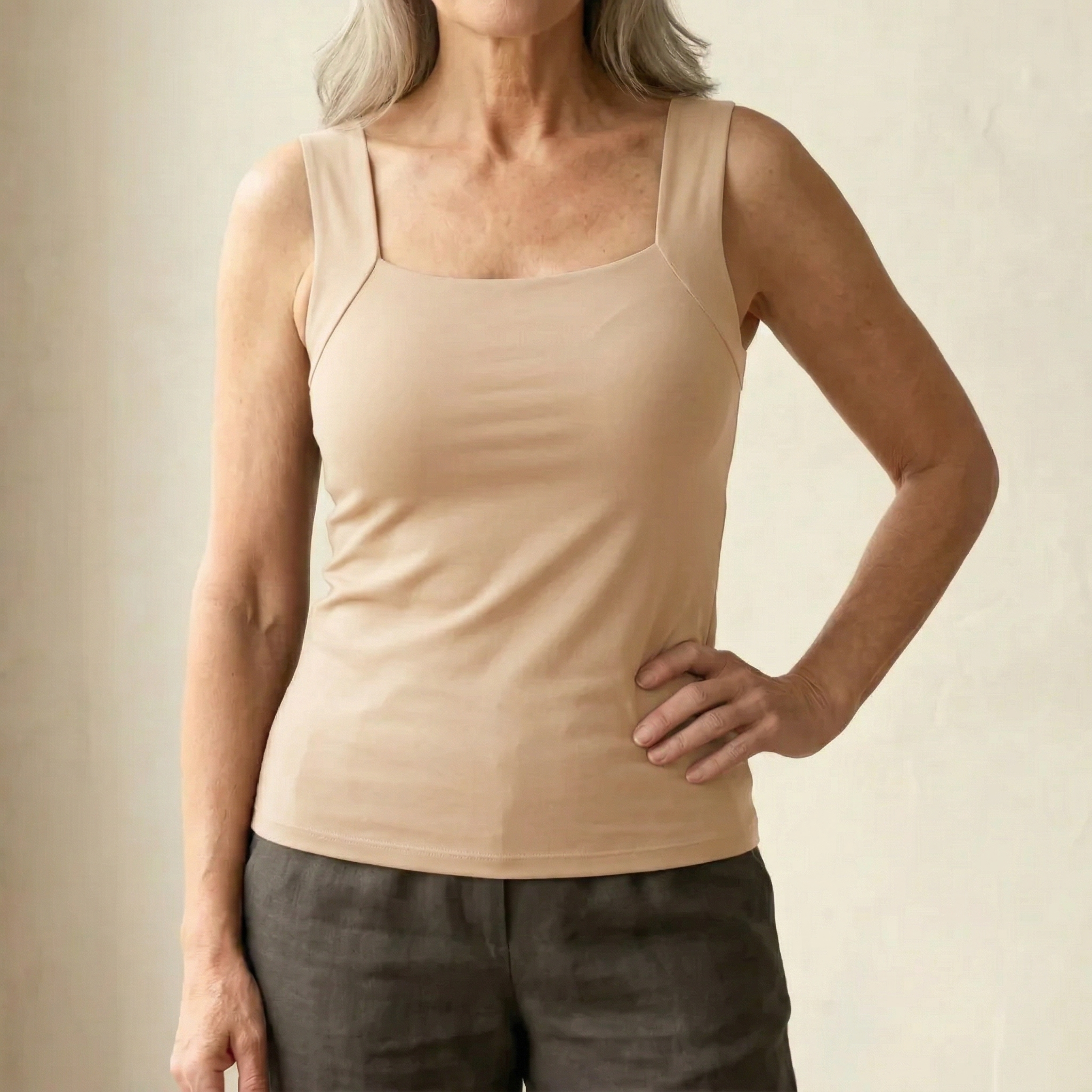 Fabienne – Débardeur à soutien-gorge intégré femme
