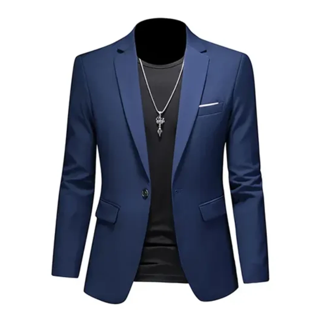 Julien – Blazer classique slim fit à la coupe moderne et ajustée homme