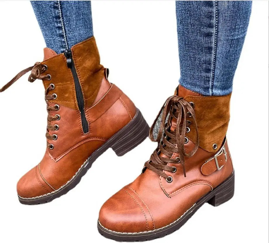 Lucie – Chaussures à lacets femme avec boucle