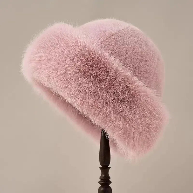 Bérénice – Bonnet en fausse fourrure élégant femme