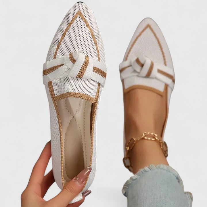 Salomé – Mocassins à bout pointu avec nœud femme