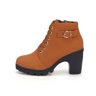 Léa – Bottines femme à talon bloc