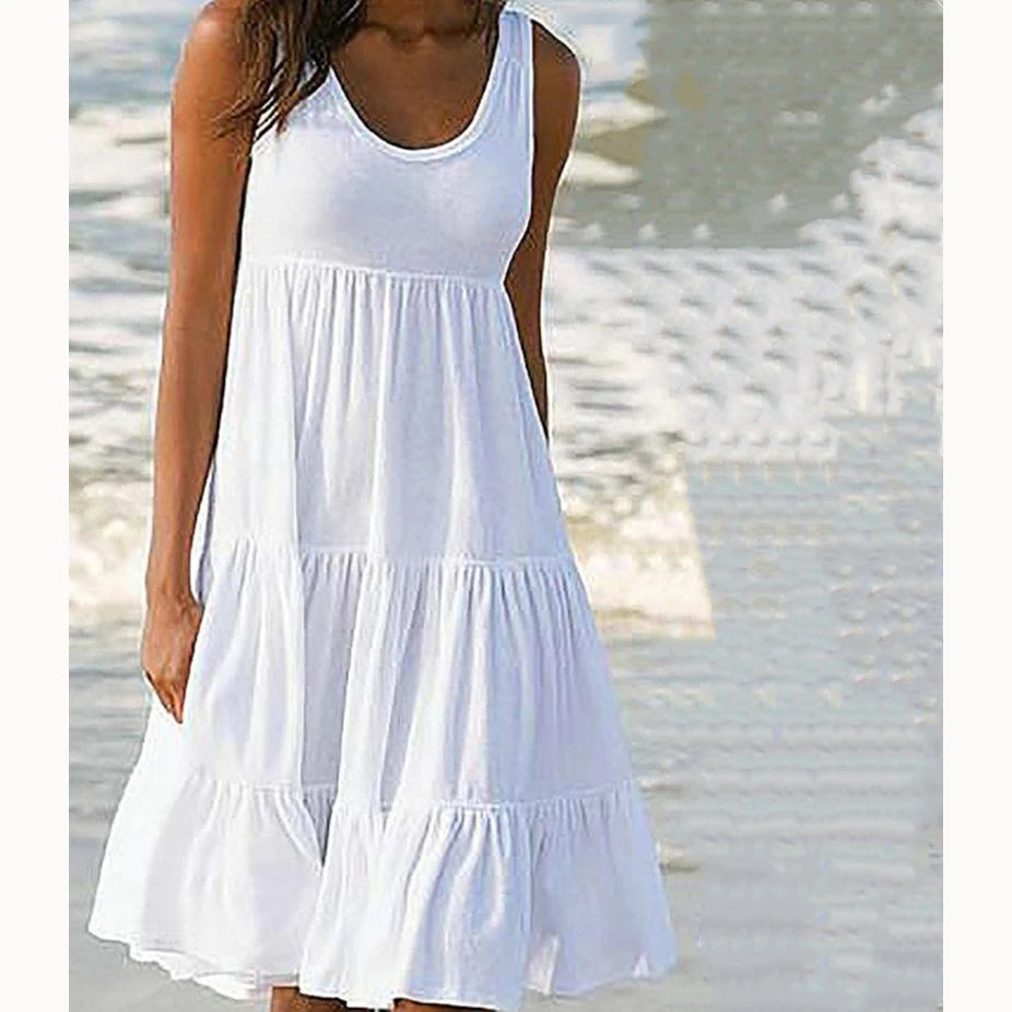 Louise – Robe midi moulante à fines bretelles dos nu
