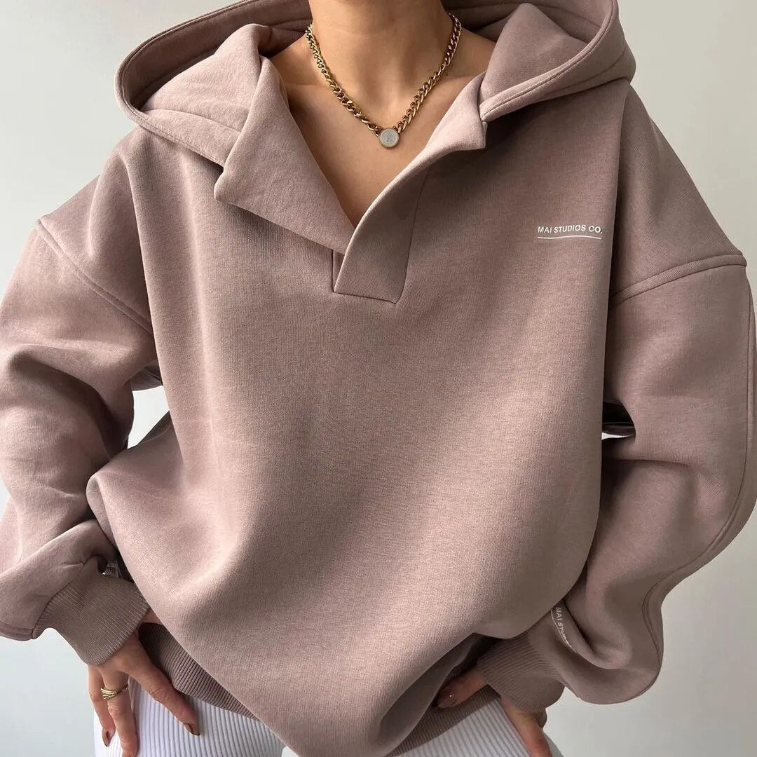 Élise – Sweat à capuche femme oversize