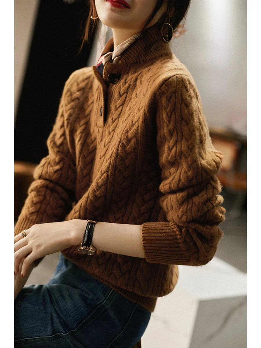Margaux – Pull oversize en maille femme