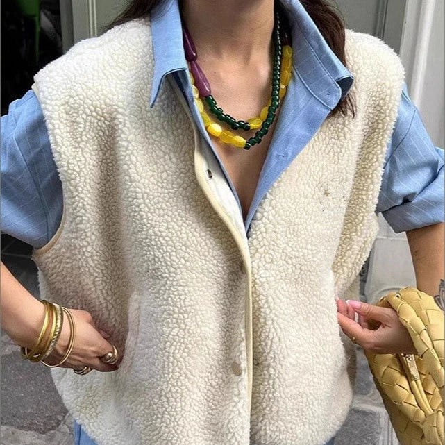 Camille – Veste femme peluche