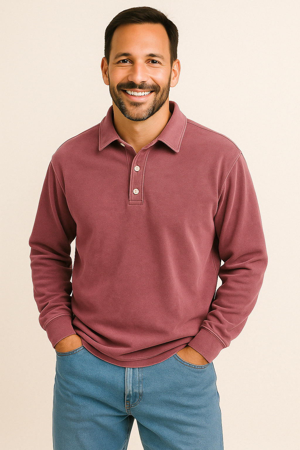 Julien – Polo manches longues homme