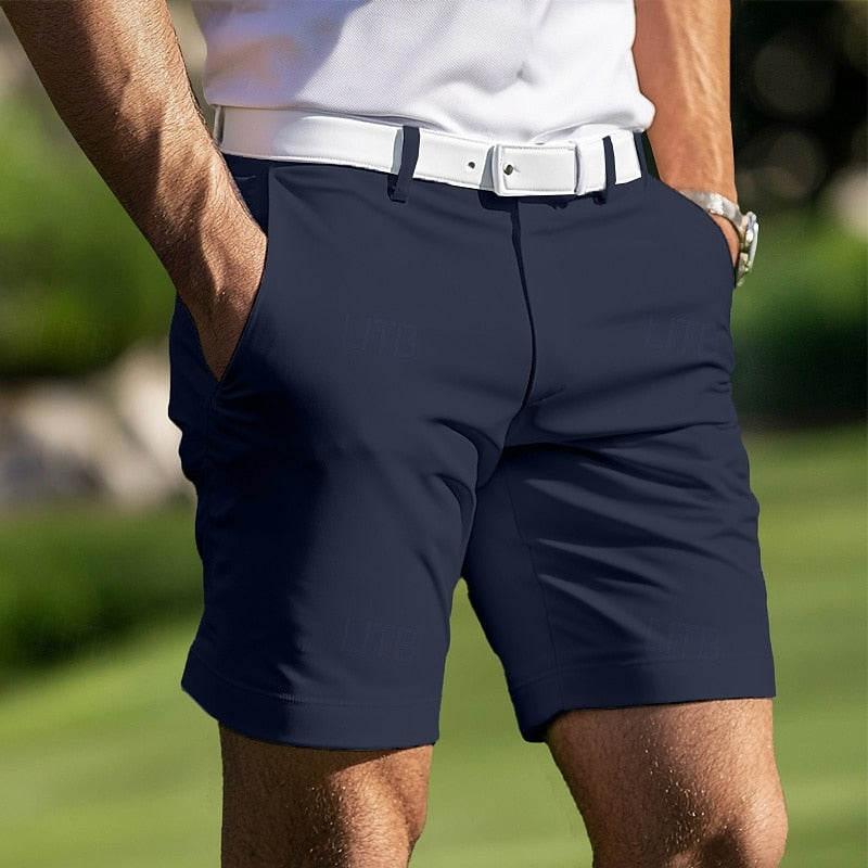 Short homme été respirant coupe droite à poches