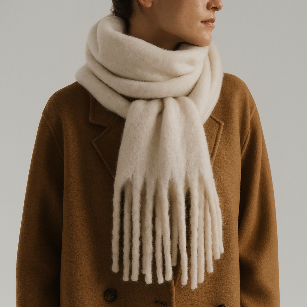 Océane – Écharpe oversize douce femme