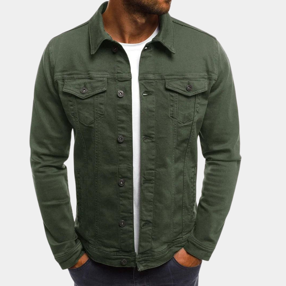 Mathéo – Veste d’été à boutons avec poches poitrine homme