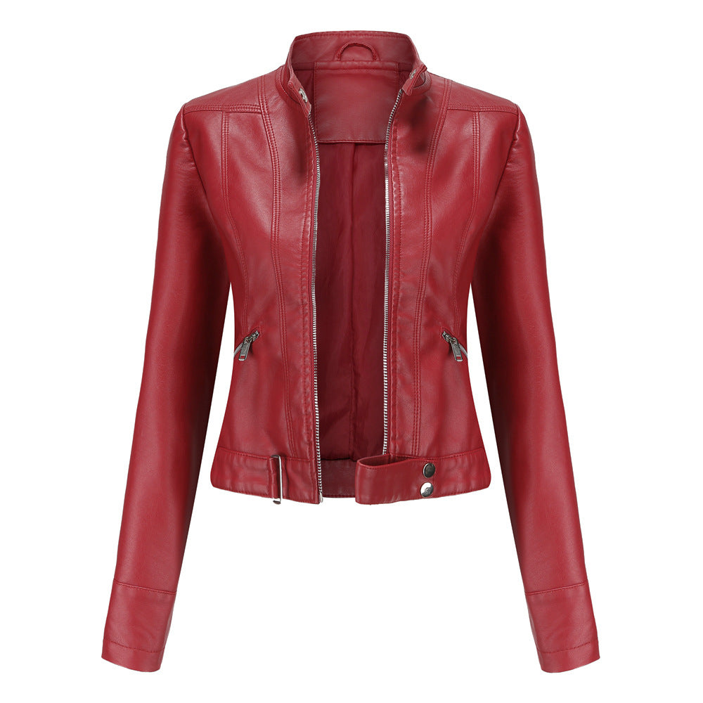 Élise – Veste femme automne style cuir