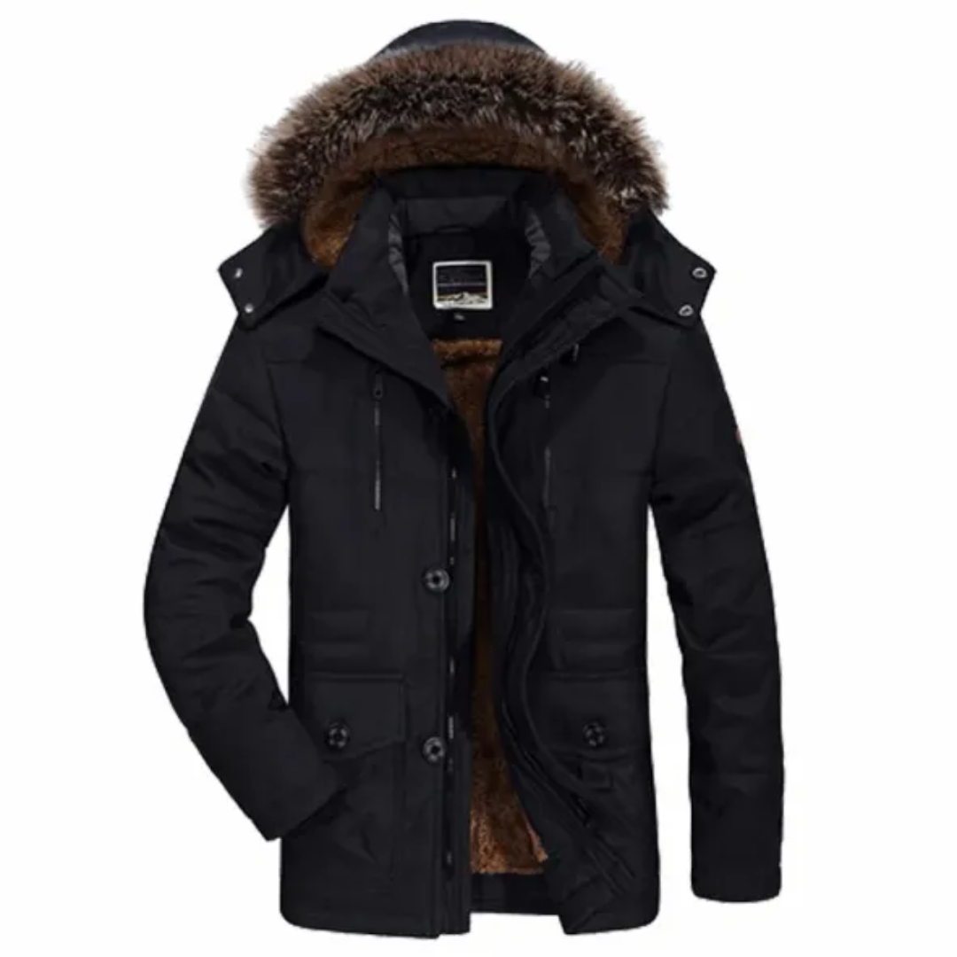 Laurent – Parka homme hiver à capuche