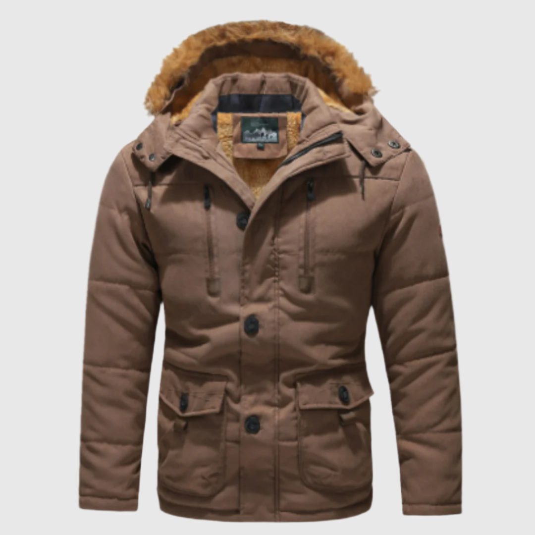 Laurent – Parka homme hiver à capuche