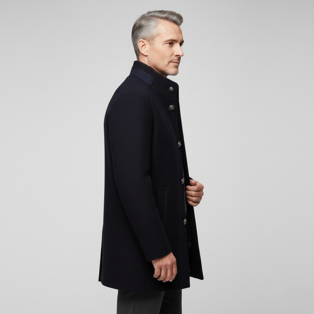 Julien – Manteau homme hiver boutonné