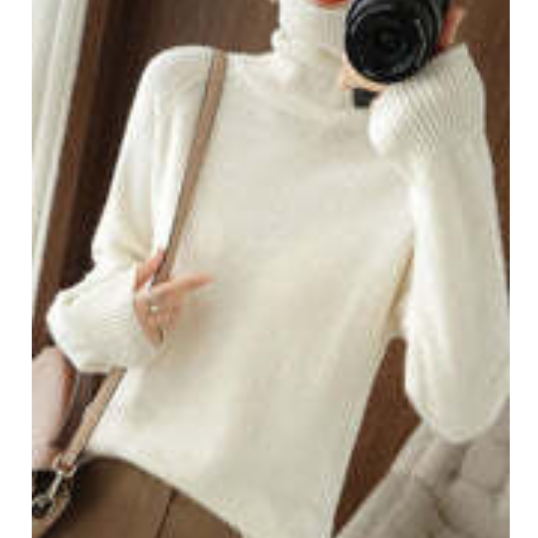 Claire – Pull femme col roulé