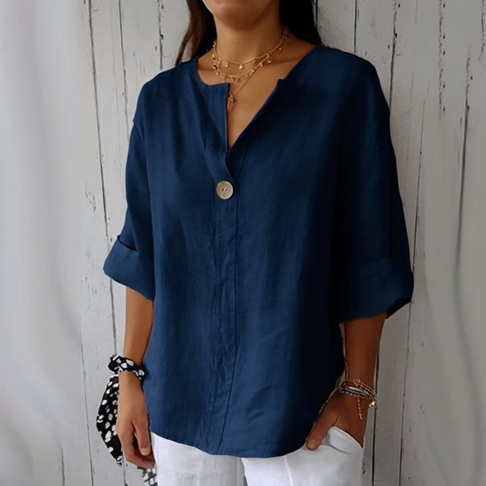 Élodie – Blouse en lin femme