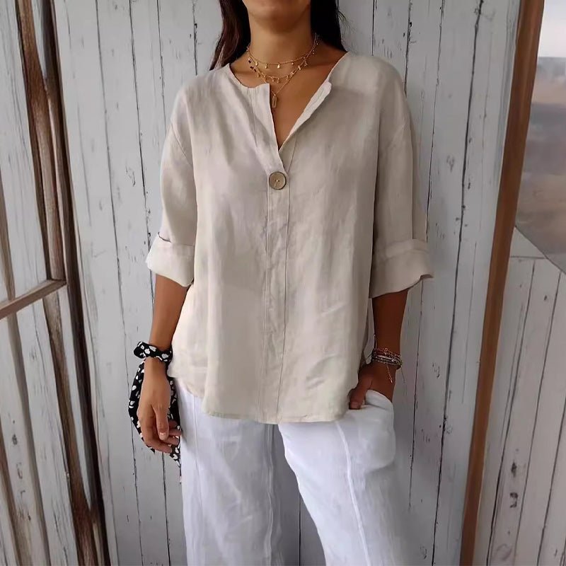 Élodie – Blouse en lin femme