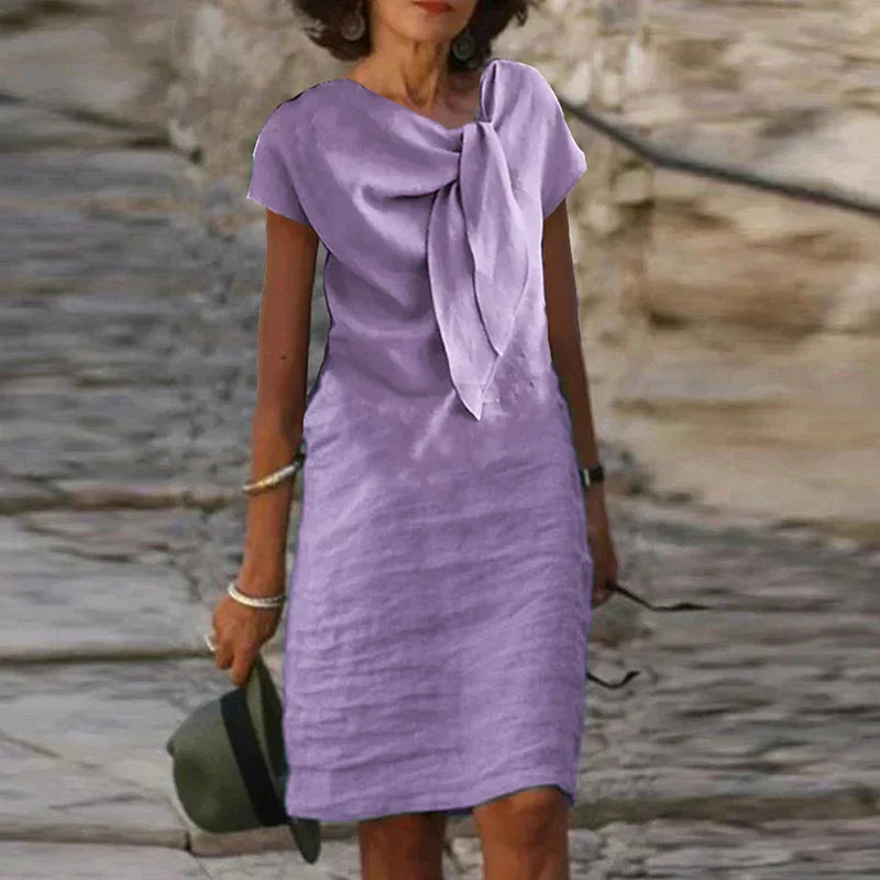 Fanny – Robe mini de soirée à manches courtes femme