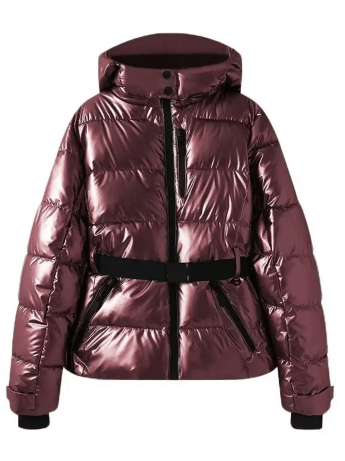 Élise – Doudoune de ski matelassée avec ceinture femme