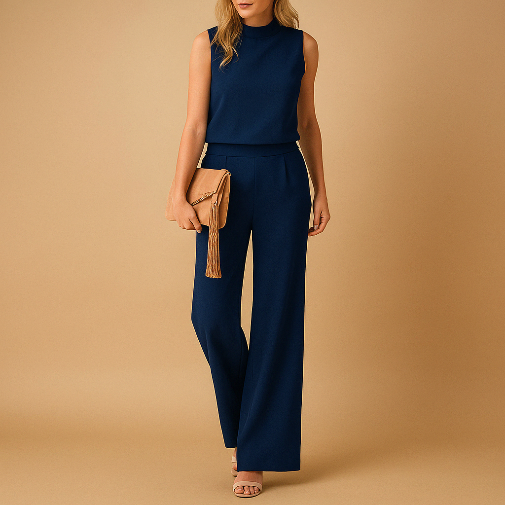 Anna – Combinaison à jambes larges femme