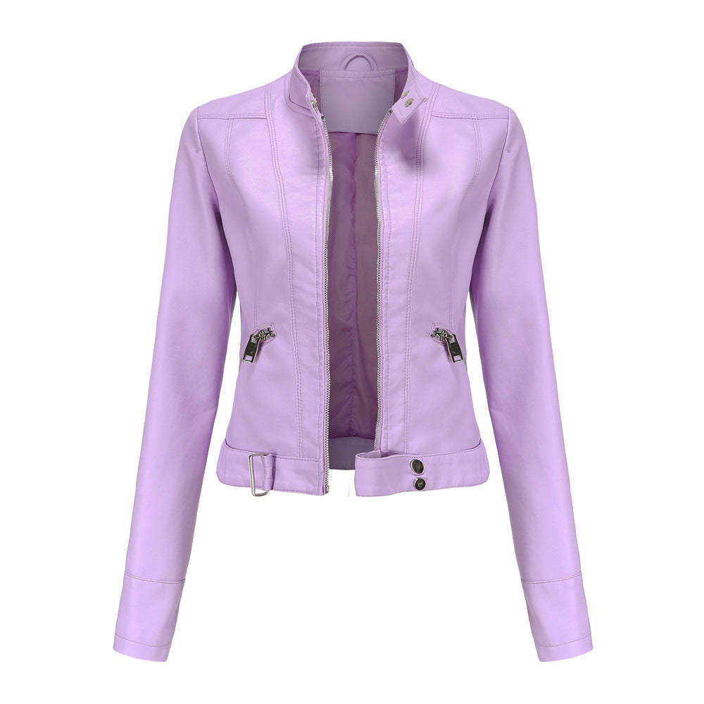 Élise – Veste femme automne style cuir