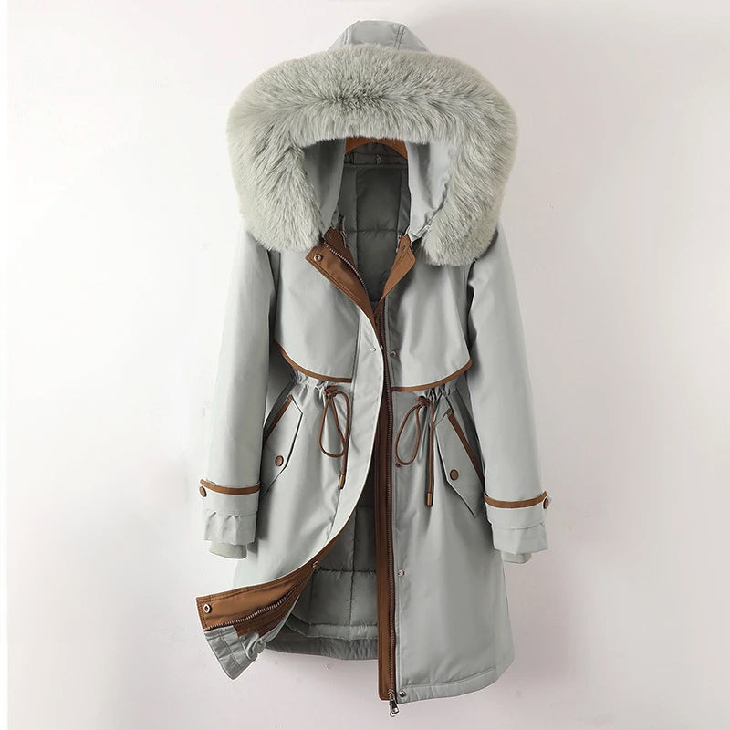 Inès – Parka femme hiver longue à capuche