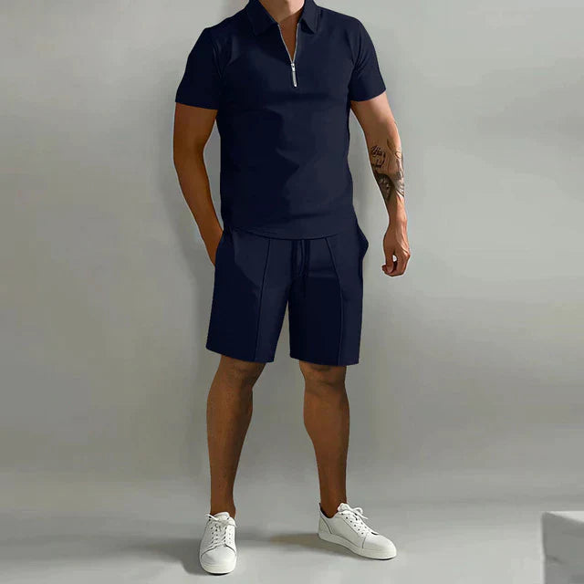 Louis – Ensemble polo et short deux pièces homme