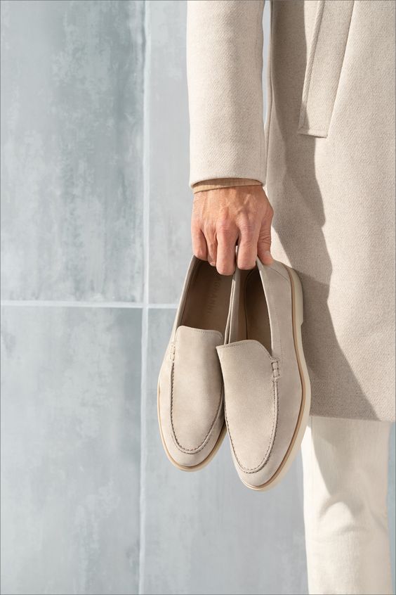 Amaury – Mocassins en suède homme