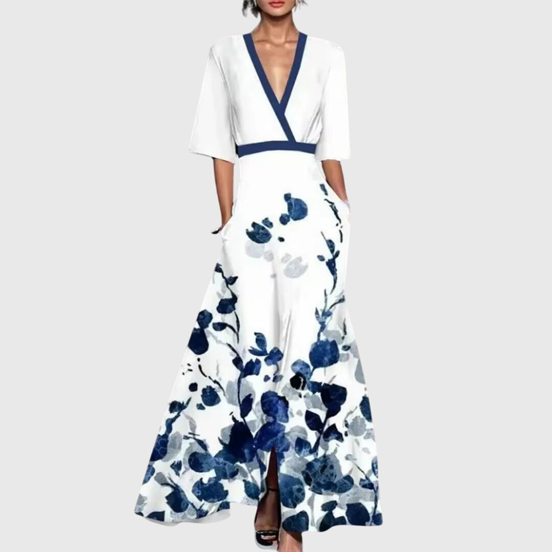 Lysiane – Robe maxi élégante de printemps femme