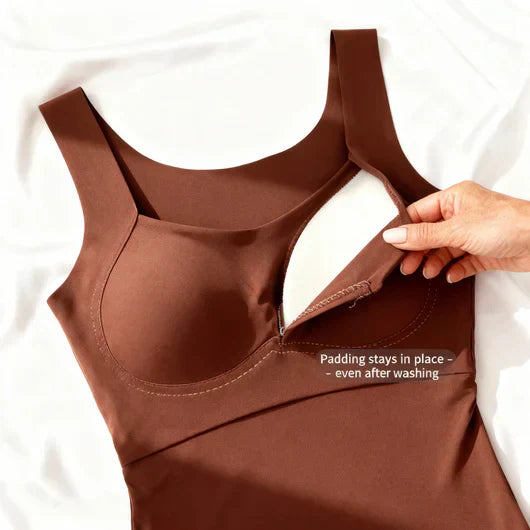 Fabienne – Débardeur à soutien-gorge intégré femme