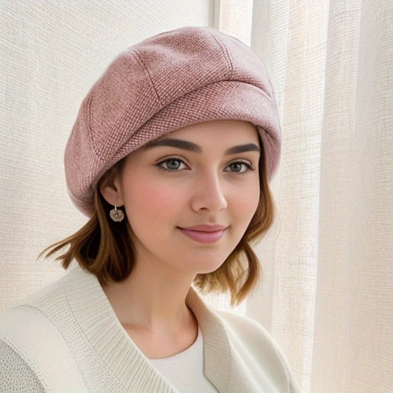 Béret femme en laine style parisien 1