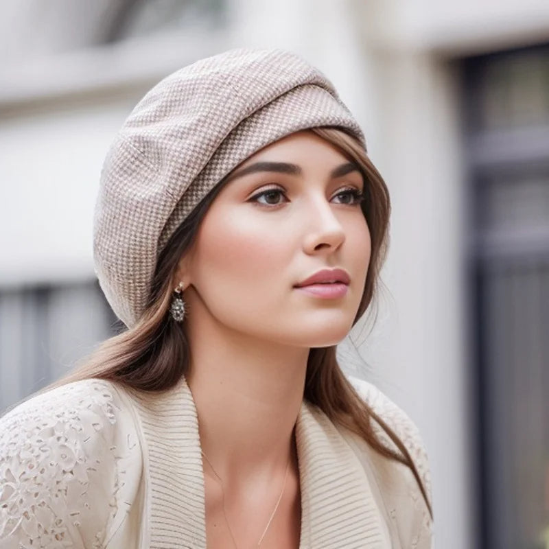 Béret femme en laine style parisien 2
