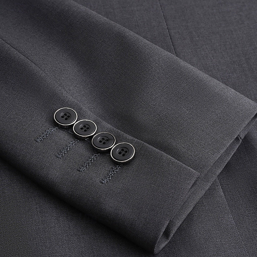 Blazer homme à revers crantés boutonné 5