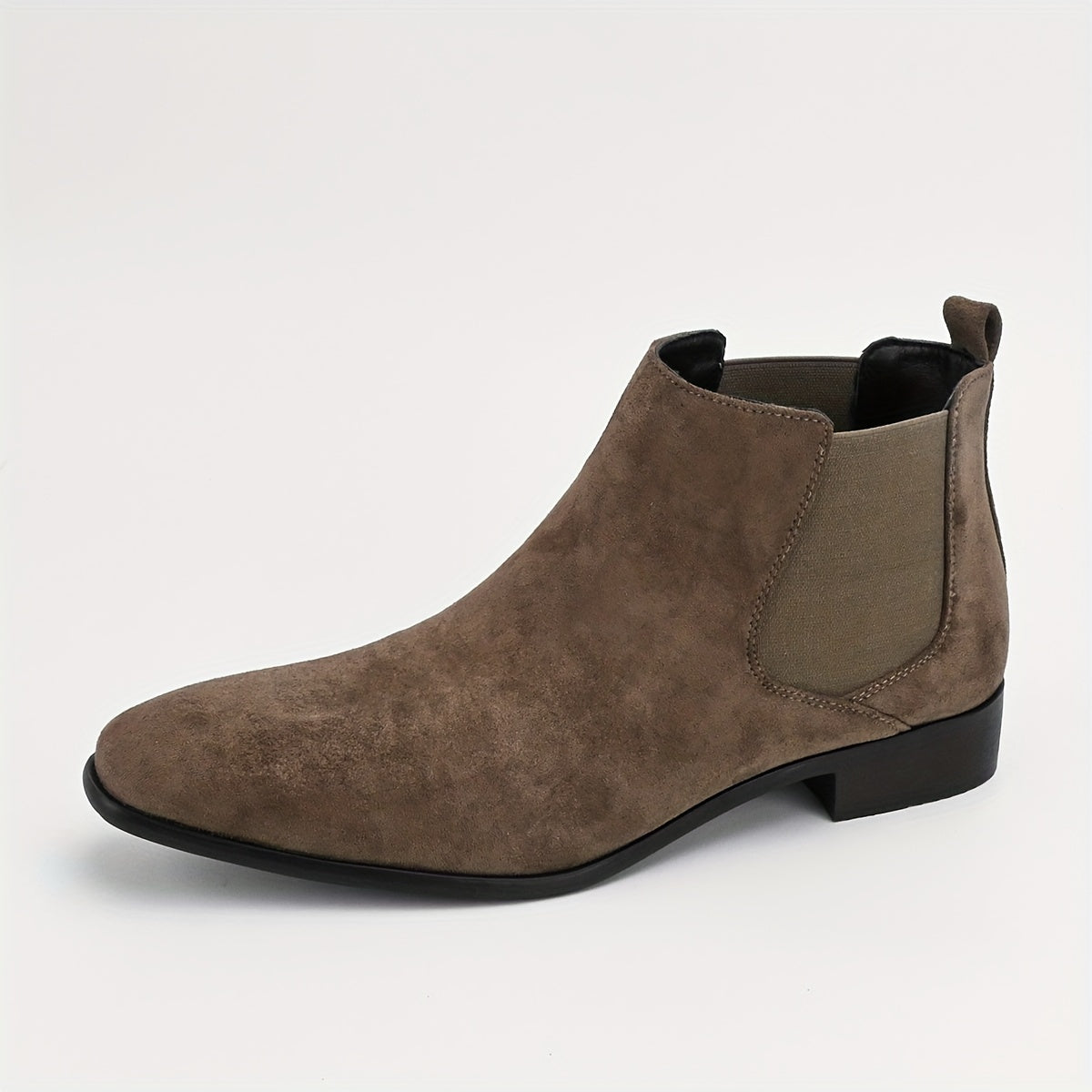 Bottines Chelsea homme en cuir à bout arrondi 3