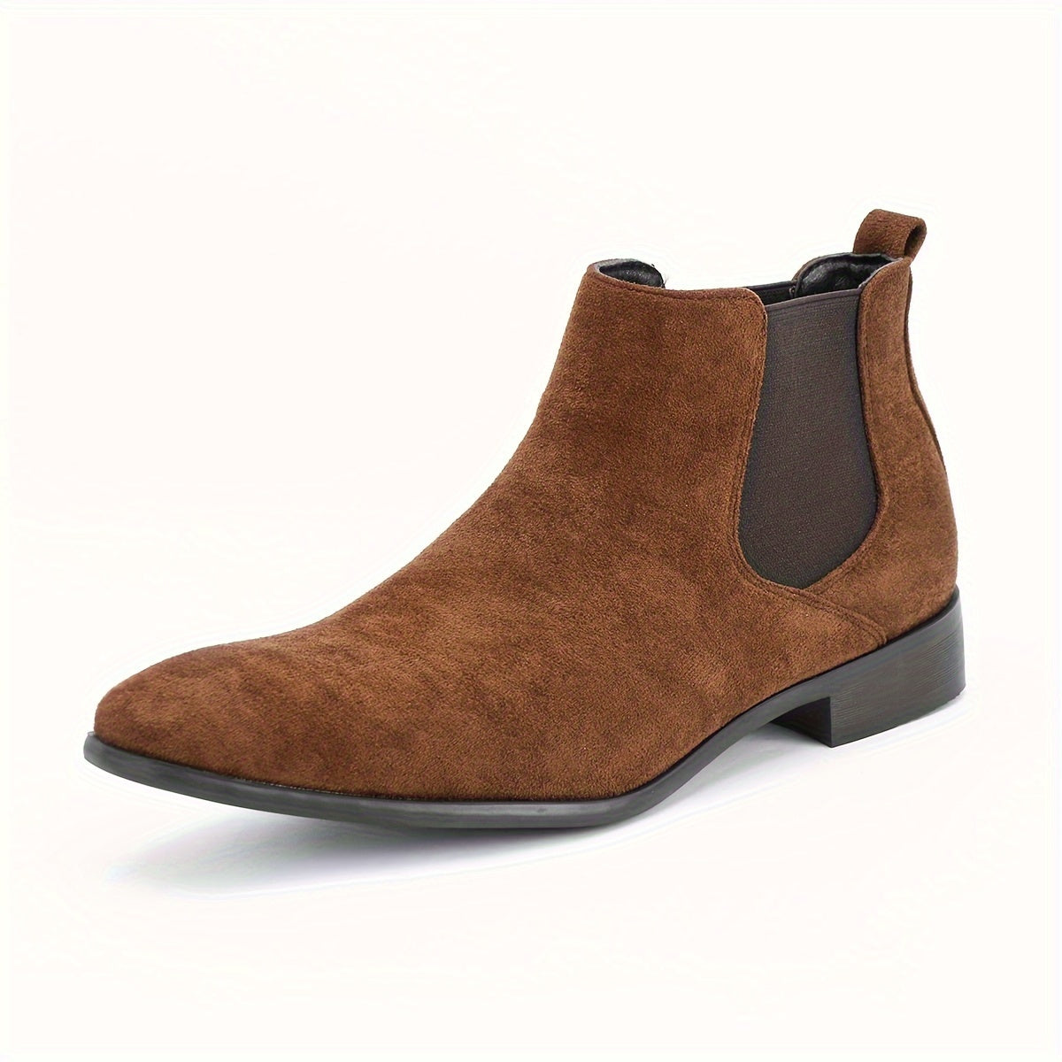 Bottines Chelsea homme en cuir à bout arrondi 5