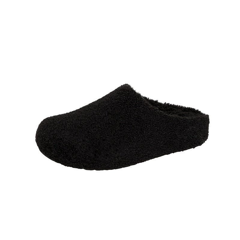Chaussons d'hiver femme fourrés à semelle antidérapante 2